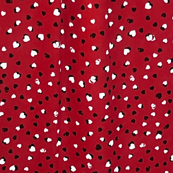 Karl Lagerfeld Red Polka Dot Blouse - Picture 3 of 6